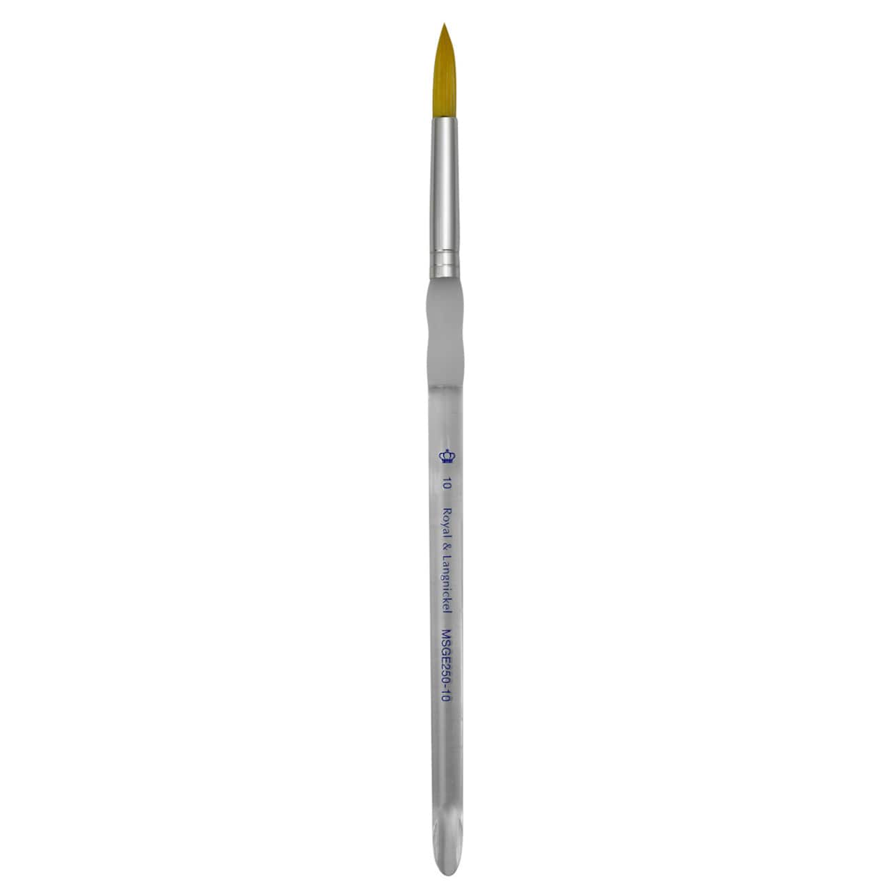 12 Pack: Royal & Langnickel® Soft-Grip™ Golden Taklon Short Handle Round Brush
